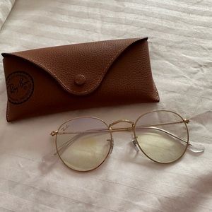 Ray-ban round metal clear/evolve lenses (Rb3447)